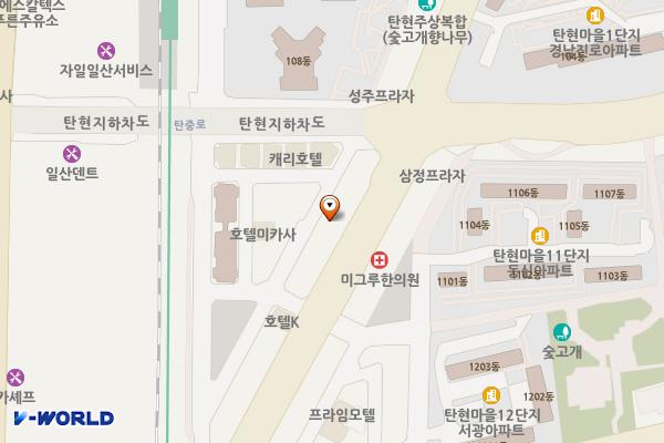 일산 예일큰프라자 위치 지도 — 경기도 고양시 일산서구 일현로 47