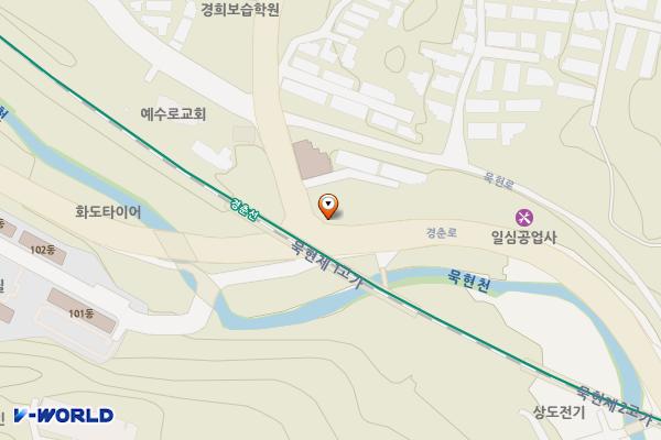 남양주 쉼터빌딩 위치 지도 — 경기도 남양주시 화도읍 경춘로 1807