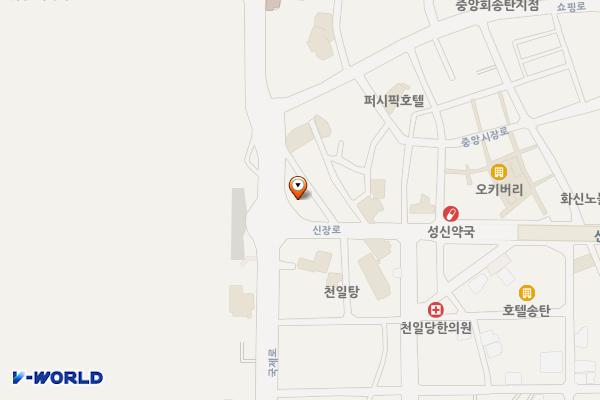 평택 프로방스레지던스 위치 지도 — 경기도 평택시 신장로 46