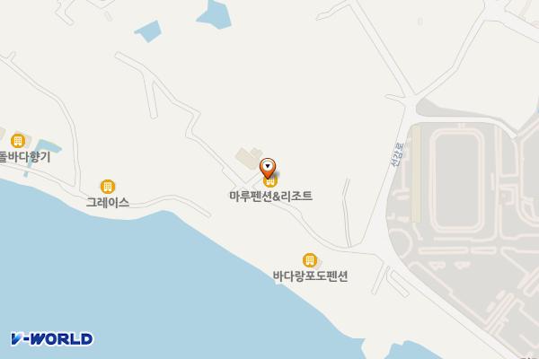 안산 마루펜션 위치 지도 — 경기도 안산시 단원구 선감로 258-16