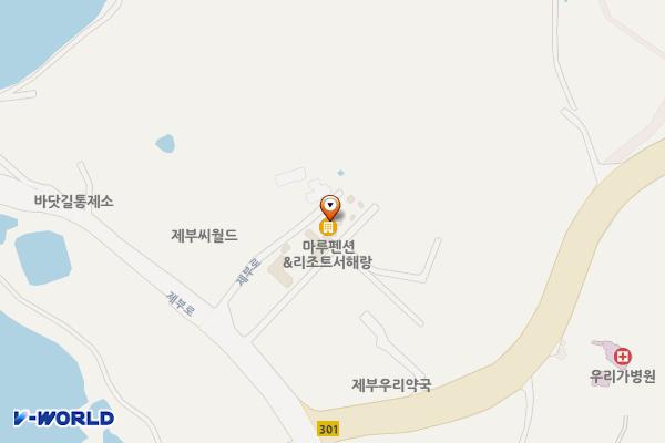 제부도펜션 위치 지도 — 경기도 화성시 만세구 서신면 제부로237번길 13