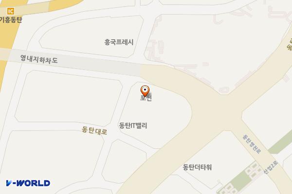 동탄 효성ICT 위치 지도 — 경기도 화성시 동탄구 동탄대로 677-12