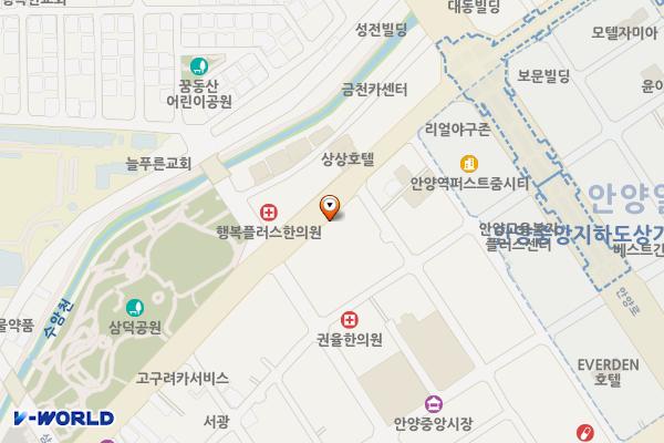 BYC 안양오피스텔 위치 지도 — 경기도 안양시 만안구 병목안로 15