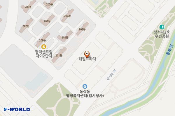 평택 해밀프라자 위치 지도 — 경기도 평택시 상서재로2길 56-17