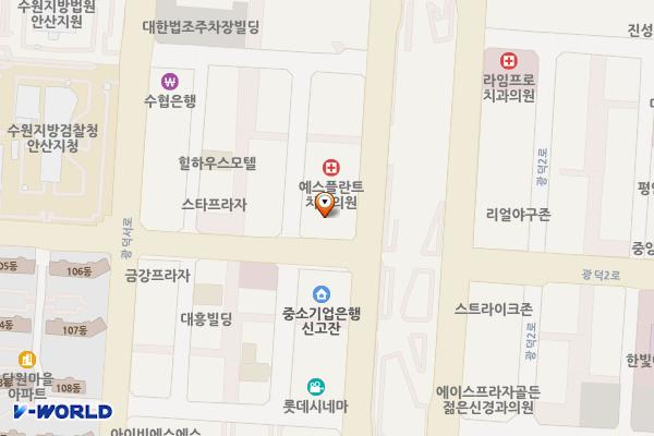 안산 삼영타운 위치 지도 — 경기도 안산시 단원구 광덕대로 151