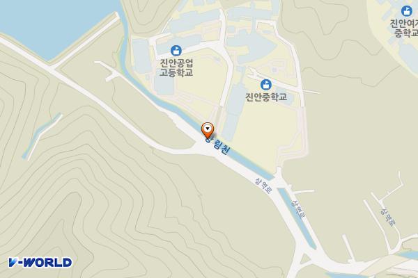 진안 공업고등학교 위치 지도 — 전북특별자치도 진안군 진안읍 상역로 96