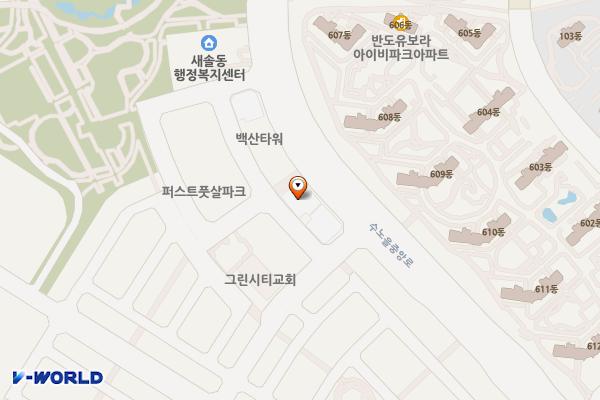 화성 엠폴리스2 위치 지도 — 경기도 화성시 만세구 노들길 6-8