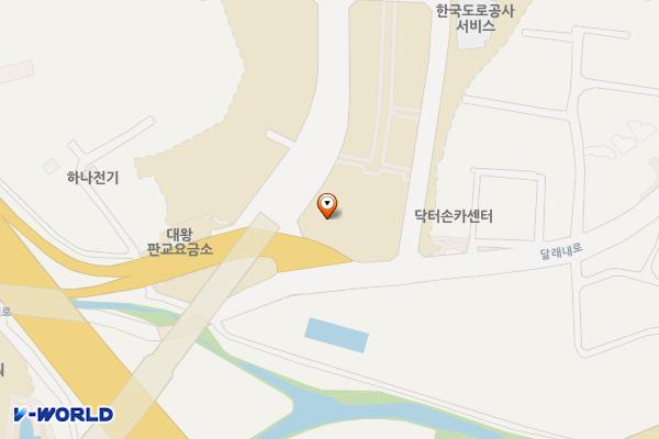 성남 글로벌융합센터 위치 지도 — 경기도 성남시 수정구 달래내로 46