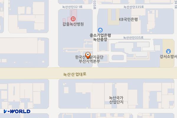 창원 경남은행녹산지점 위치 지도 — 부산광역시 강서구 녹산산단335로 5