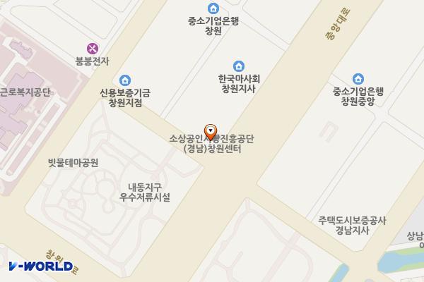 창원 경남은행창원영업부 위치 지도 — 경상남도 창원시 성산구 중앙대로 23