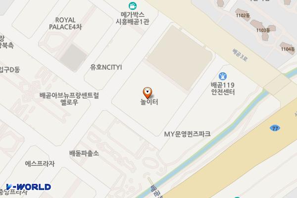 시흥 배곧베니스스퀘어 위치 지도 — 경기도 시흥시 서울대학로278번길 61