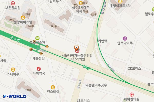 성수 서울숲코오롱디지털타워3차 위치 지도 — 서울특별시 성동구 아차산로 49
