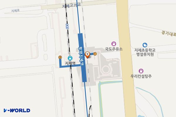 SRT지제역 위치 지도 — 경기도 평택시 경기대로 777