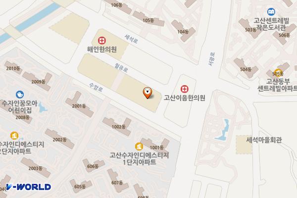 의정부 고산GS프라자 위치 지도 — 경기도 의정부시 월유로 16