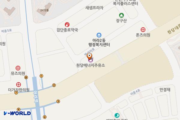 인천 아인시티주차타워 위치 지도 — 인천광역시 검단구 원당대로 1029
