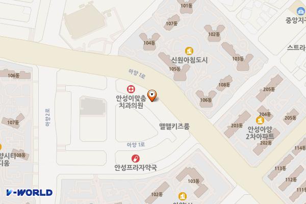 안성 폴리프라자2 위치 지도 — 경기도 안성시 아양1로 67