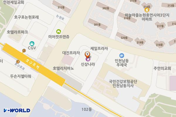 인천 리더스프라자 위치 지도 — 인천광역시 남동구 논현로46번길 14