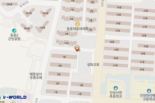 이삭볼링장 위치 지도 — 인천광역시 연수구 먼우금로63번길 13