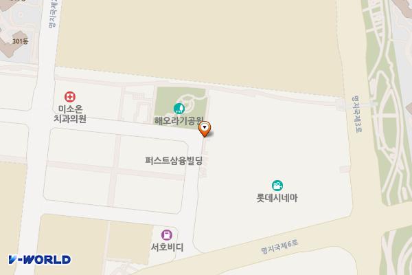 부산 네오웨스턴스퀘어 위치 지도 — 부산광역시 강서구 명지국제2로28번길 23