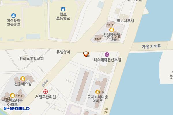 마산 가야빌딩 위치 지도 — 경상남도 창원시 마산합포구 허당로 84