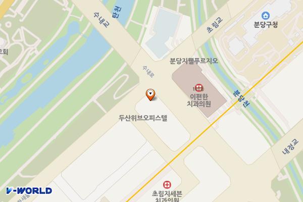 분당 성옥빌딩 위치 지도 — 경기도 성남시 분당구 황새울로 262