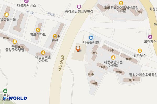 탑마트 우현점 위치 지도 — 경상북도 포항시 북구 중앙로419번길 29