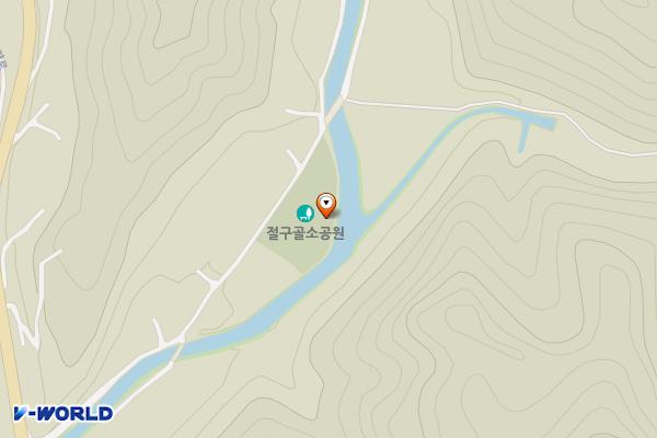 절구골 소공원 부설주차장 위치 지도 — 경상북도 영양군 일월면 용화리 36