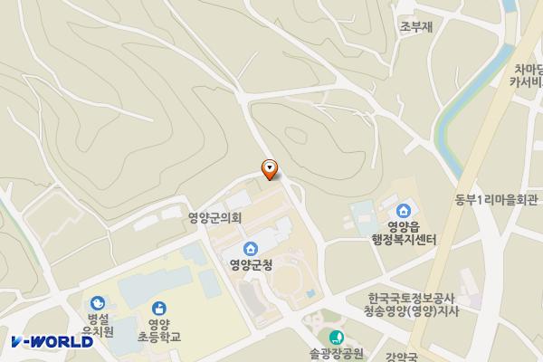 영양군청 위치 지도 — 경상북도 영양군 영양읍 군청길 37