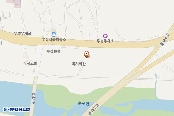 우성 동대리 공영주차장 위치 지도 — 충청남도 공주시 우성면 동대리 145-1