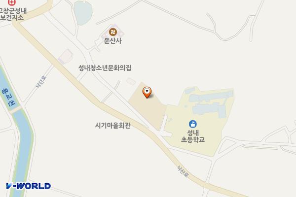 성내면 행정복지센터 위치 지도 — 전북특별자치도 고창군 성내면 시기2길 6