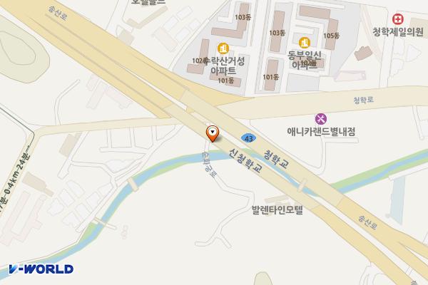 별내면 제2공영 위치 지도 — 경기도 남양주시 별내면 청학리 500-16