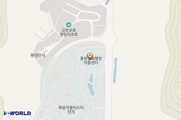 풍천장어웰빙식품센터 위치 지도 — 전북특별자치도 고창군 부안면 복분자로 520