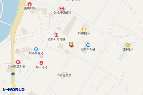 와수전통시장 주차타워 위치 지도 — 강원특별자치도 철원군 서면 와수로166번길 11