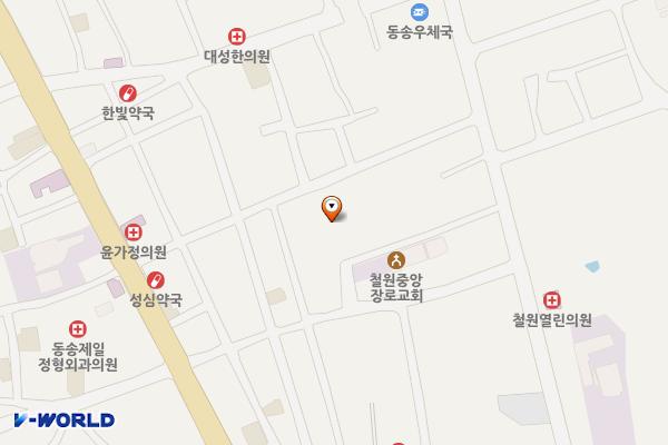 동송시장 주차장2 위치 지도 — 강원특별자치도 철원군 동송읍 이평리 676-10