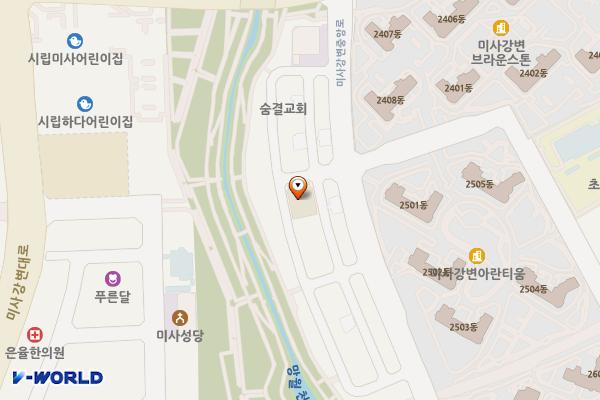 하남 세계로마트미사점 위치 지도 — 경기도 하남시 미사강변중앙로111번길 50