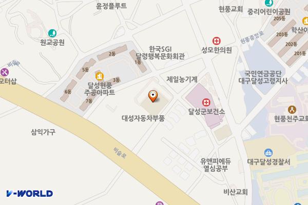 탑마트 현풍점 위치 지도 — 대구광역시 달성군 현풍읍 현풍로10길 74