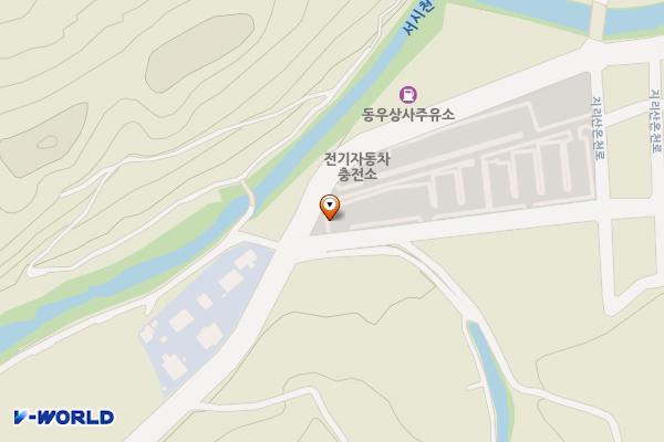 지리산 온천관광지 좌사주차장 위치 지도 — 전남광주통합특별시 구례군 산동면 지리산온천로 230