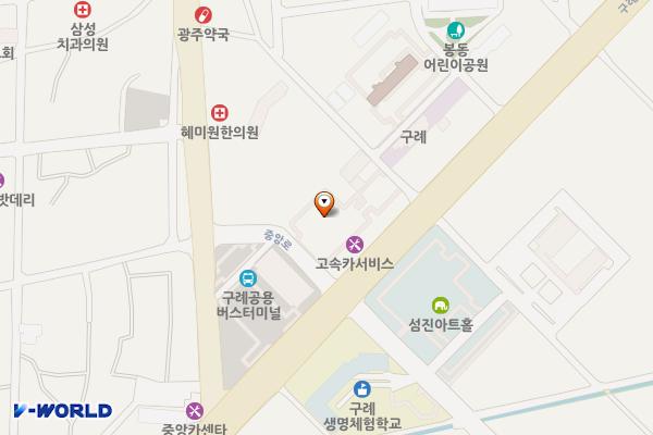 구례군 보훈회관 위치 지도 — 전남광주통합특별시 구례군 구례읍 구례로 505
