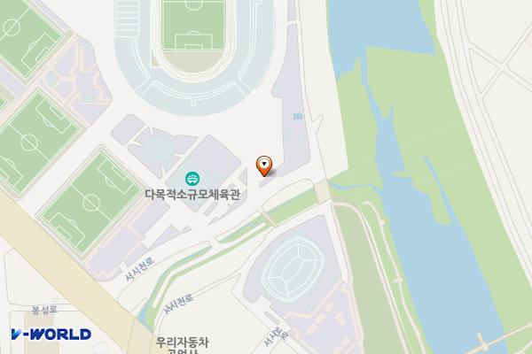 구례공설운동장 (1) 위치 지도 — 전남광주통합특별시 구례군 구례읍 서시천로 106