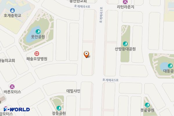 울산 우리마트 호계점 위치 지도 — 울산광역시 북구 당수골2길 53