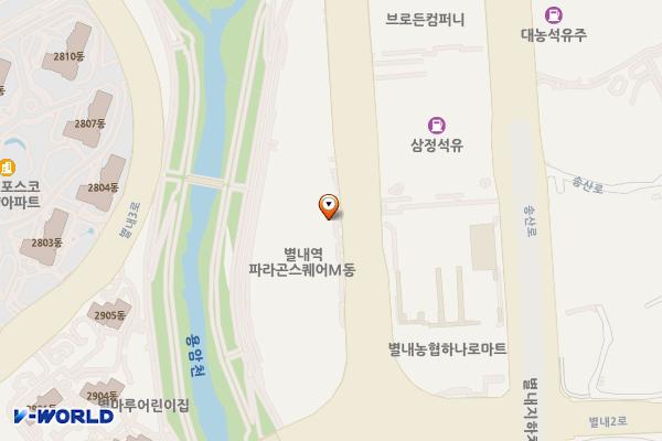 별내역파라곤스퀘어 위치 지도 — 경기도 남양주시 순화궁로 249
