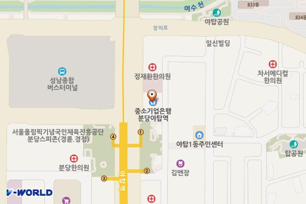 분당 메트로빌딩 위치 지도 — 경기도 성남시 분당구 성남대로 926