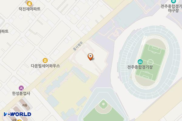 전북여성교육문화센터 위치 지도 — 전북특별자치도 전주시 덕진구 들사평로 38