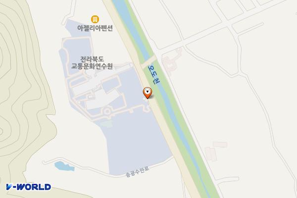 전라북도 교통문화연수원 위치 지도 — 전북특별자치도 완주군 소양면 송광수만로 131