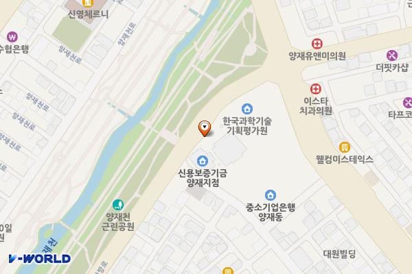 양재 동원에프앤비빌딩 위치 지도 — 서울특별시 서초구 마방로 60