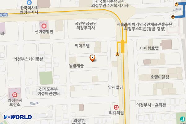 의정부 한도볼링빌딩 위치 지도 — 경기도 의정부시 신흥로231번길 20
