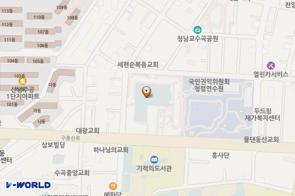 충북대학교 평생교육원 위치 지도 — 충청북도 청주시 서원구 구룡산로 351