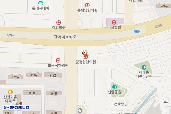 대전 리틀파워존 위치 지도 — 대전광역시 서구 관저중로 98