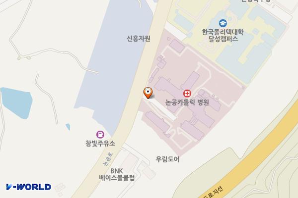 대구 성요셉요양병원 위치 지도 — 대구광역시 달성군 논공읍 논공로 210
