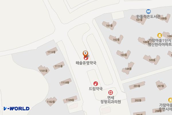 파주 해솔프라자 위치 지도 — 경기도 파주시 미래로 620